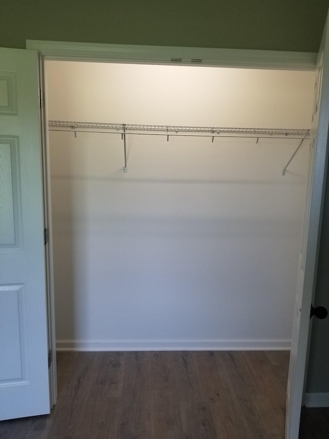 view of closet