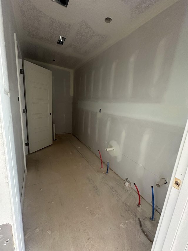 bathroom featuring a textured ceiling