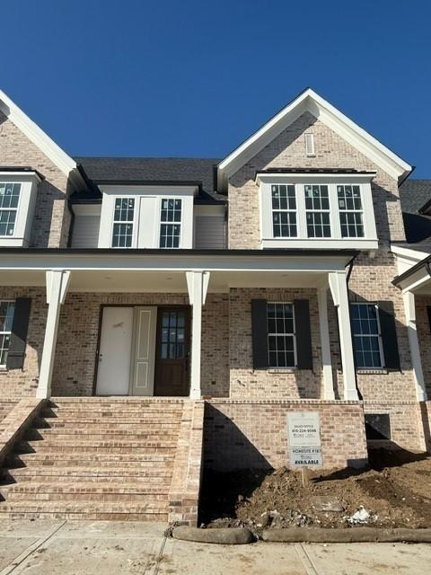 view of front of home with a porch