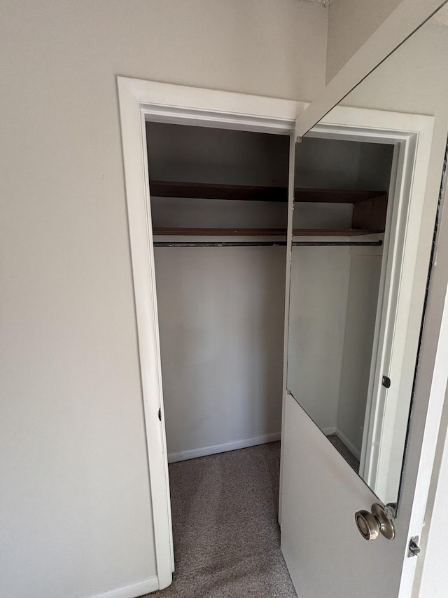 view of closet