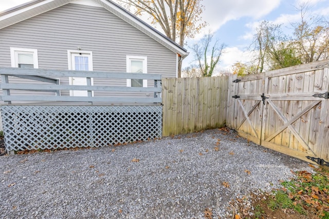 view of back of property