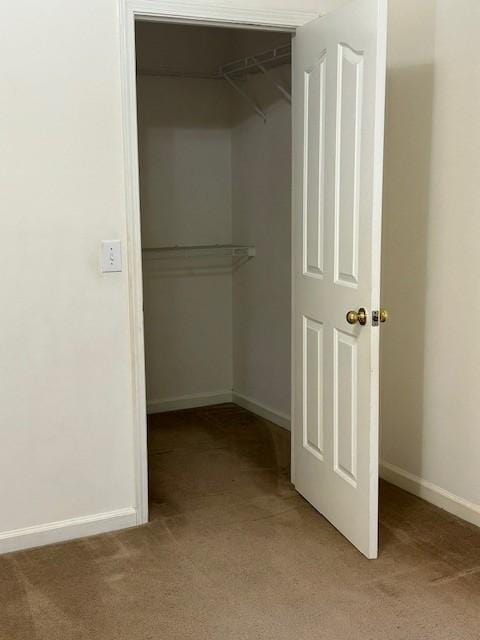 view of closet