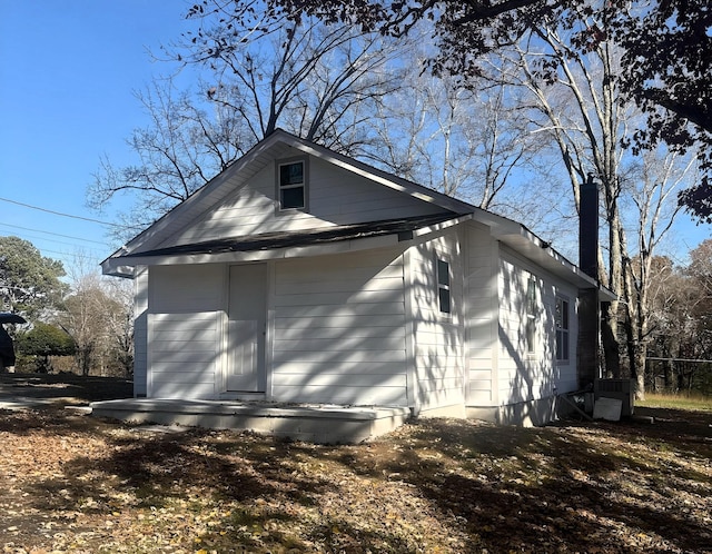 view of property exterior