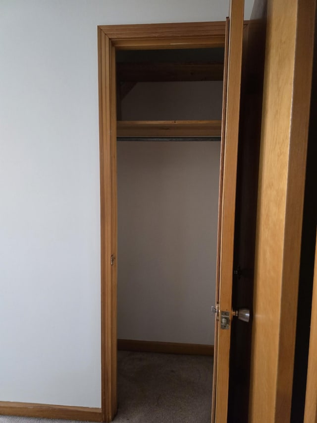 view of closet