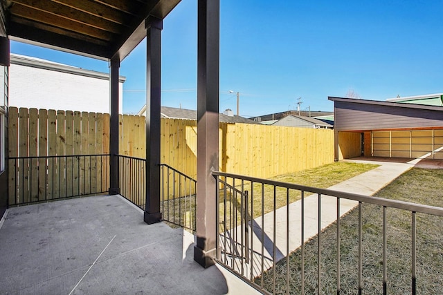 exterior space with a patio area