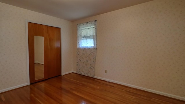 interior space featuring wood-type flooring