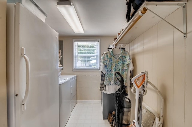 laundry room featuring independent washer and dryer