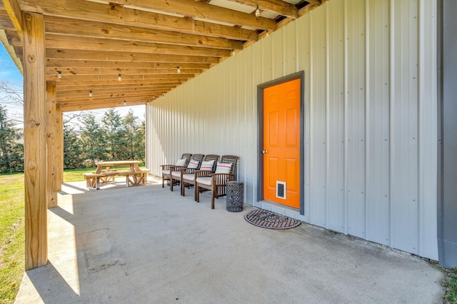 view of patio