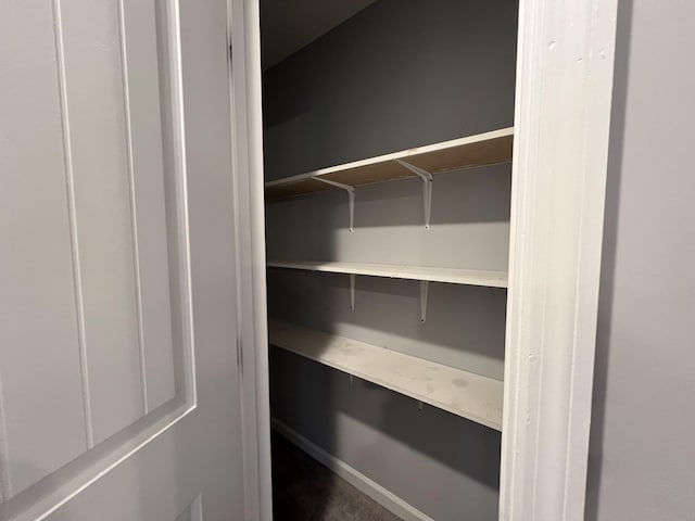 view of closet