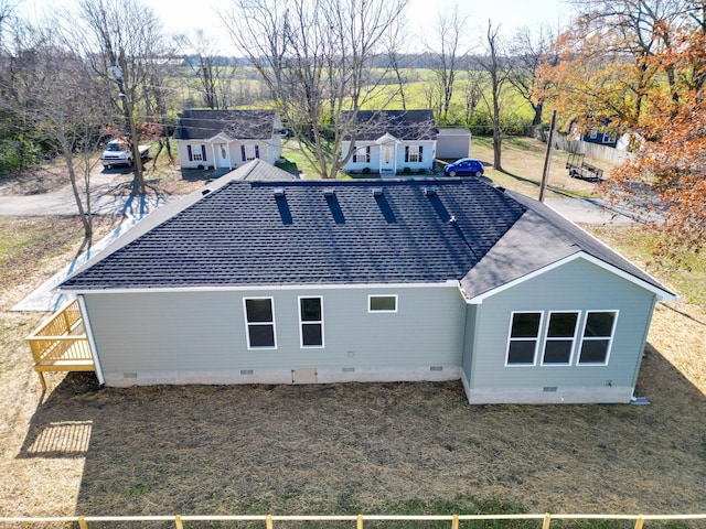 view of rear view of house