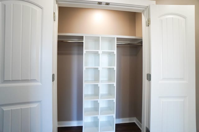 view of closet