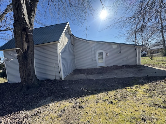 view of rear view of property