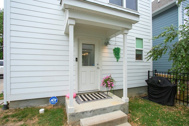 view of property entrance