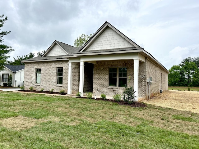 504 Gresham Ln, Murfreesboro, TN 37129 - view of front of house featuring a front lawn and brick siding