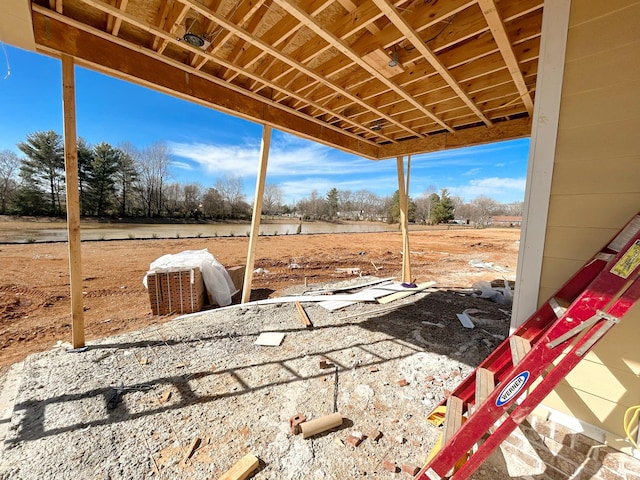 view of patio featuring a rural view