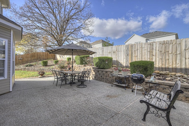 view of patio