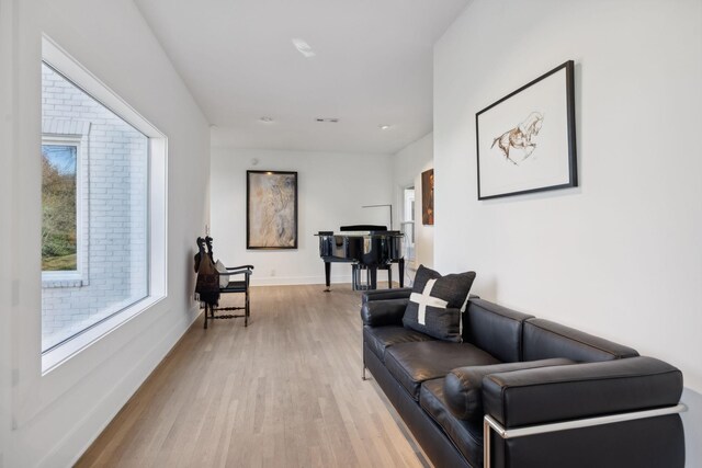 interior space featuring light hardwood / wood-style flooring