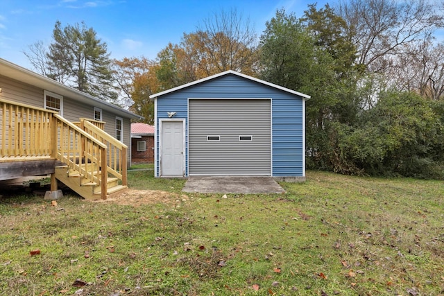 exterior space featuring a lawn