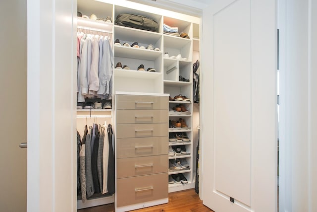 view of closet