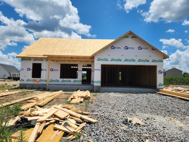 view of property under construction