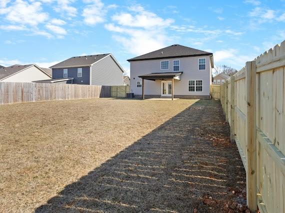 view of rear view of property