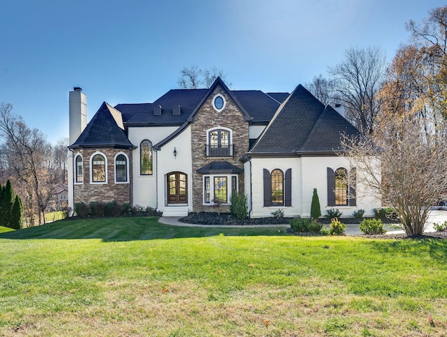 19 Ironwood Ln, Brentwood, TN 37027 - french provincial home with french doors and a front lawn