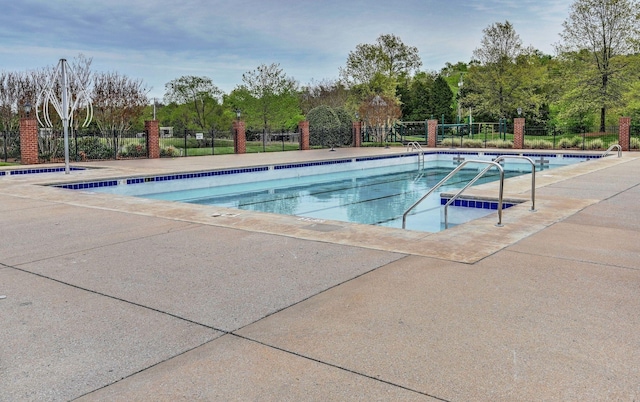 view of pool