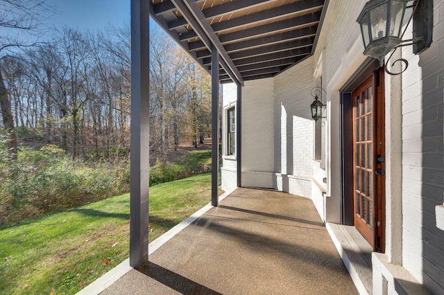 view of patio