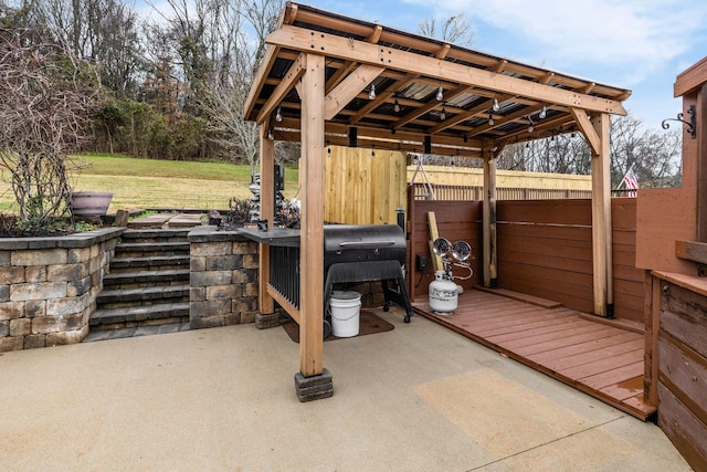 view of patio