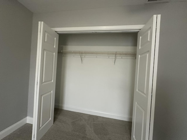 view of closet