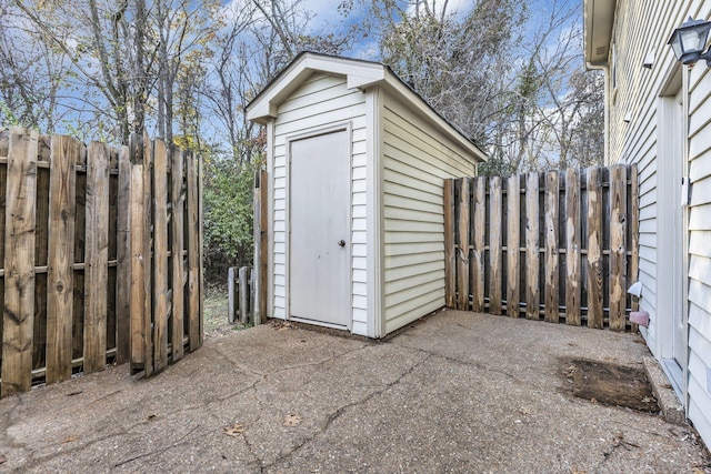 view of outbuilding