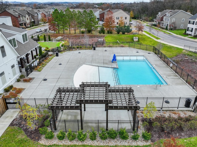 view of pool