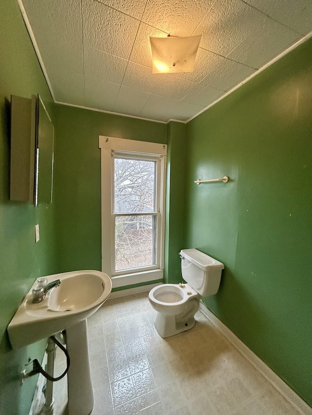 bathroom featuring toilet