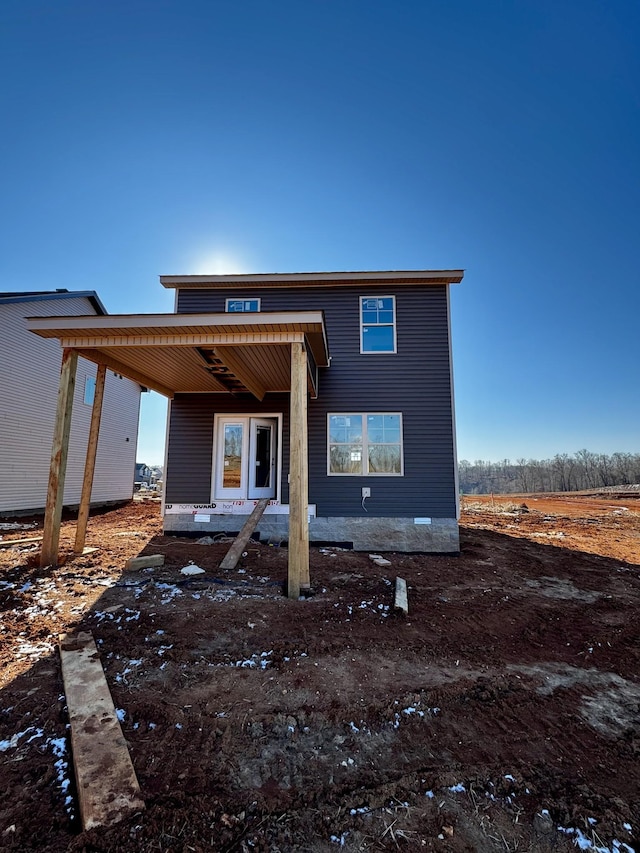 view of rear view of house