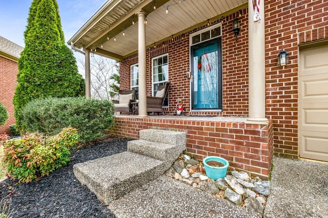 view of patio / terrace with a porch