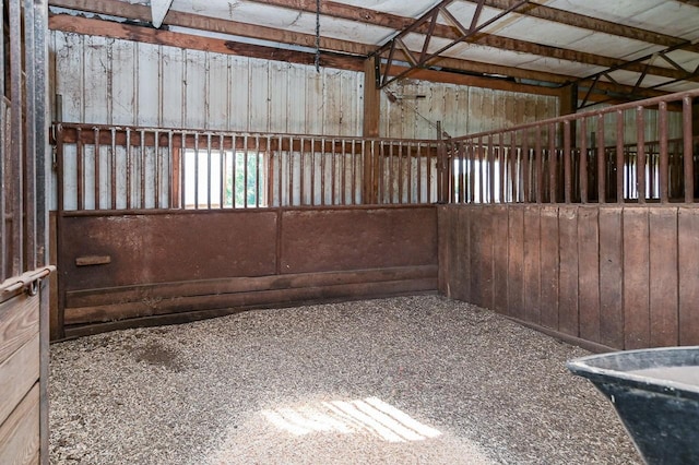 view of stable