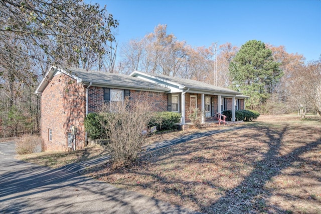 view of ranch-style house