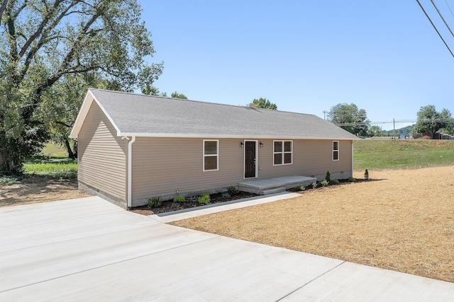 view of ranch-style home