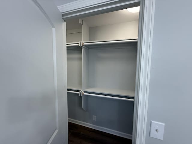 view of closet