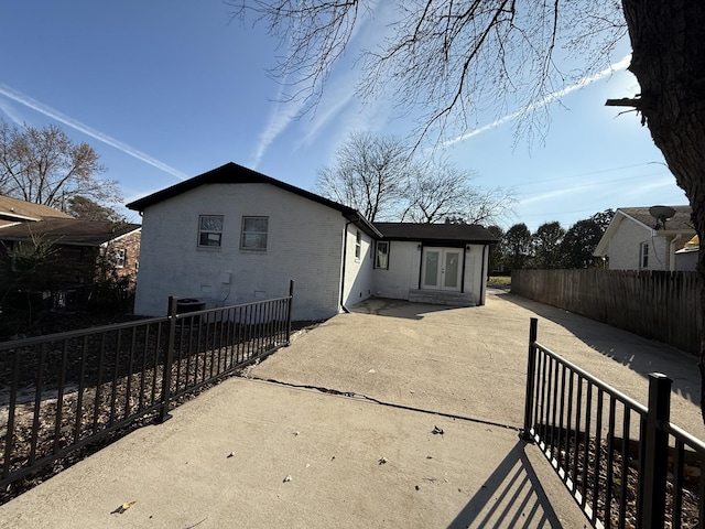 view of rear view of property