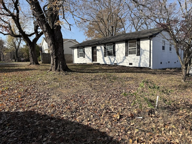 view of ranch-style house