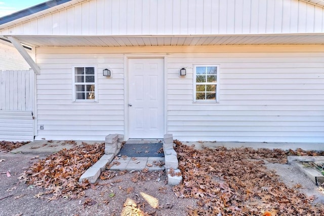 view of property entrance