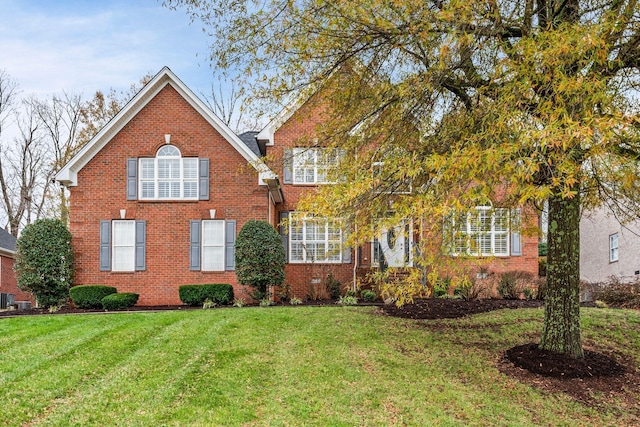 front of property with a front yard