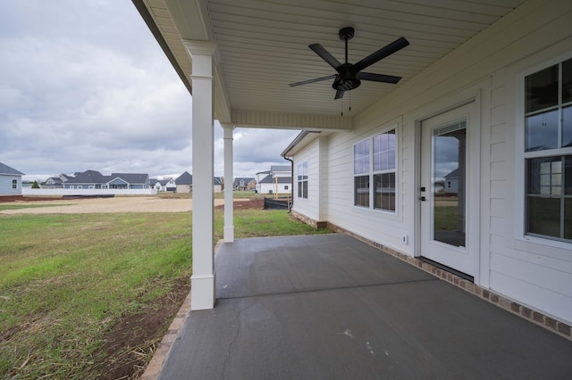 10118 Bighorn Ln, Bell Buckle, TN 37020 - view of patio featuring a ceiling fan
