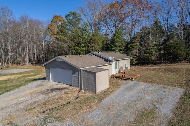 view of side of property