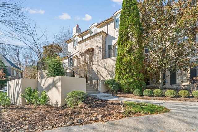 view of front of home