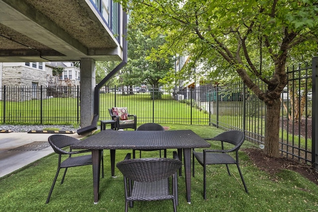 view of patio