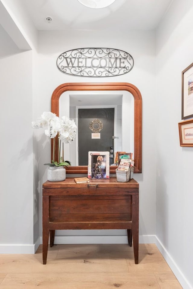 room details featuring wood-type flooring