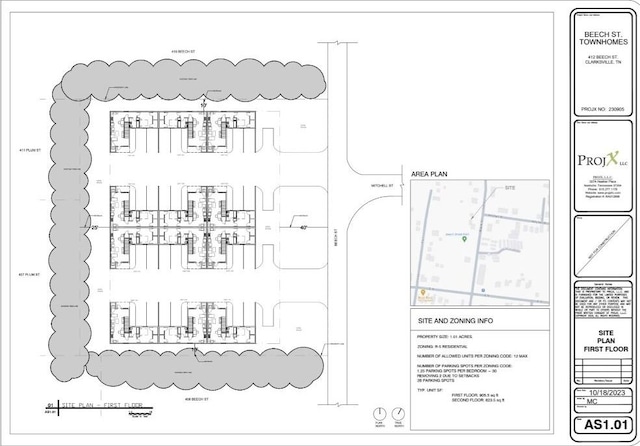 412 Beech St, Clarksville TN, 37042 land for sale