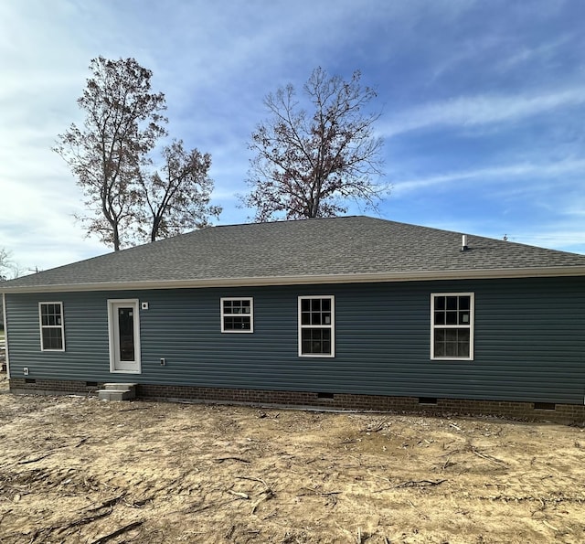 view of rear view of property